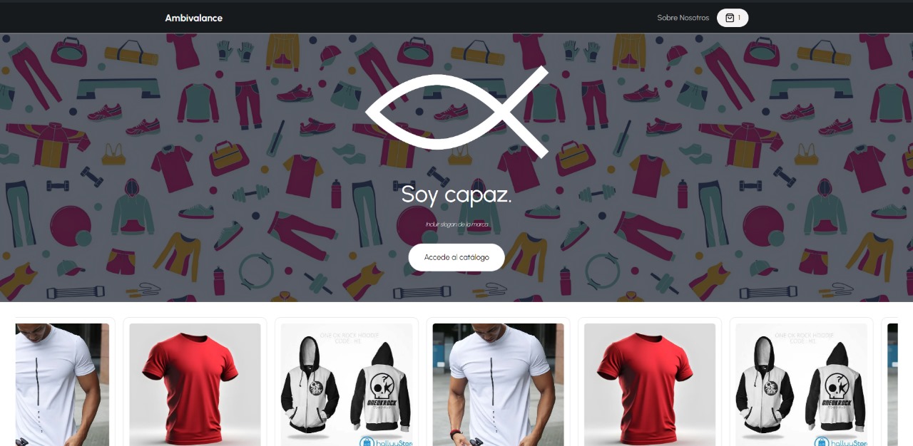 Ambivalence - Ecommerce Cloth Store